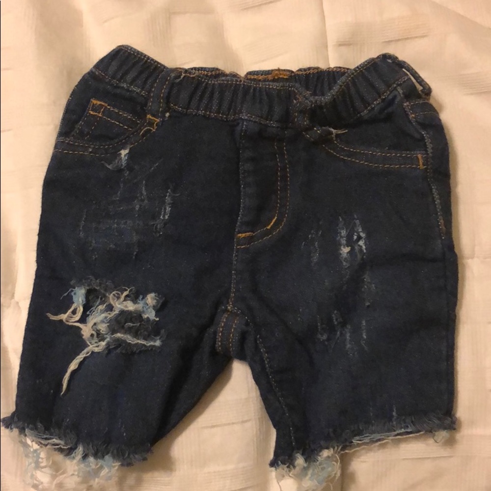 Baby Cutoff/Distressed Shorts 0-3